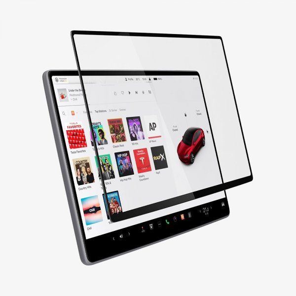 Spigen Skärmskydd GLAS.tR EZ FIT Anti-Glare Tesla Model 3 (2024)