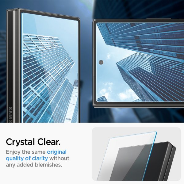 Spigen Samsung Galaxy Z Fold 6 Skärmskydd GLAS.tR EZ Fit 2-pack