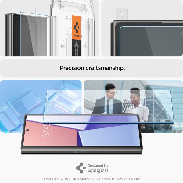 Spigen Samsung Galaxy Z Fold 6 Skärmskydd GLAS.tR EZ Fit 2-pack