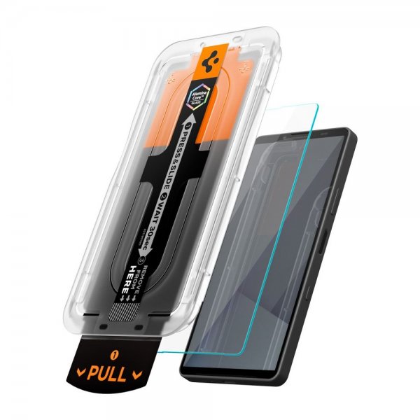 Spigen Sony Xperia 10 VII Skärmskydd GLAS.tR EZ Fit Pro 2-pack