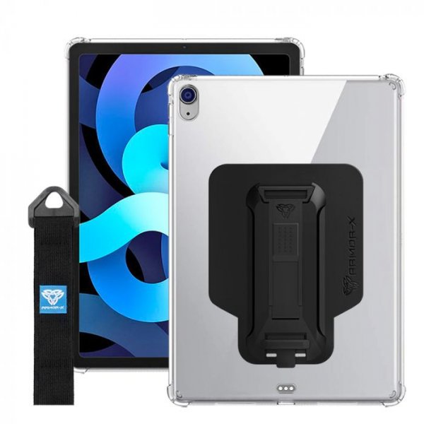 Armor-X iPad Air 10.9 (gen 4/5) Skal Shockproof Klar Svart