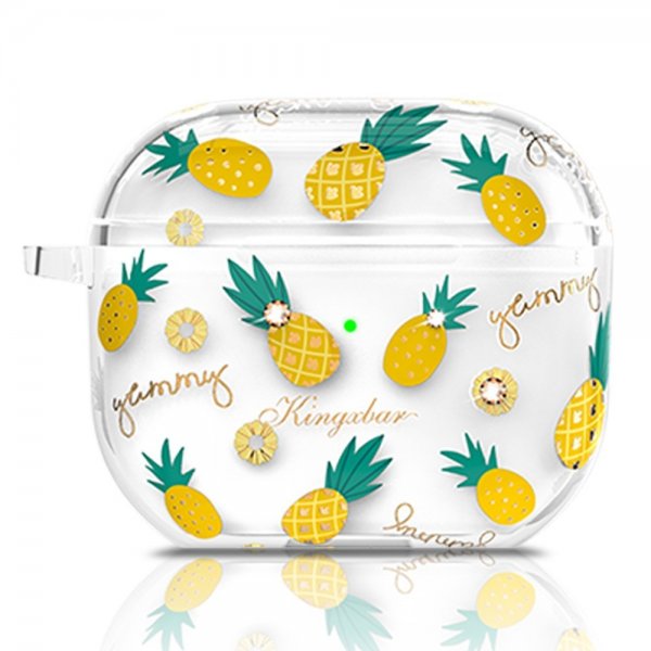 Kingxbar AirPods 3 Skal Fresh Series Ananas