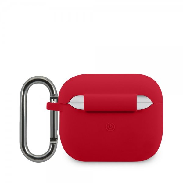 Lacoste AirPods 3 Skal Liquid Silicone Glossy Logo Röd