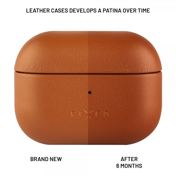 Fixed AirPods 3 Skal PodsLeather MagSafe Brun