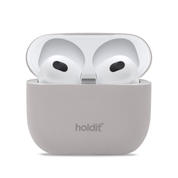 holdit AirPods 3 Skal Silikon Nygård Taupe