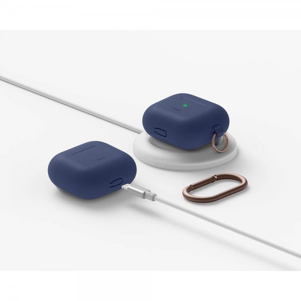 Elago AirPods 3 Skal Silicone Hang Case Indigo