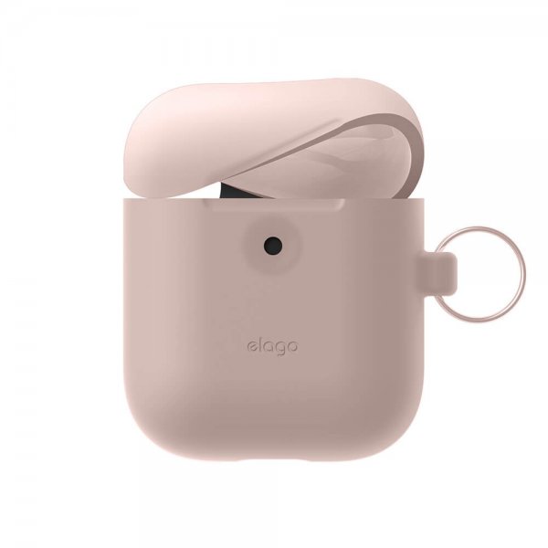 Elago AirPods 3 Skal Silicone Hang Case Sand Pink