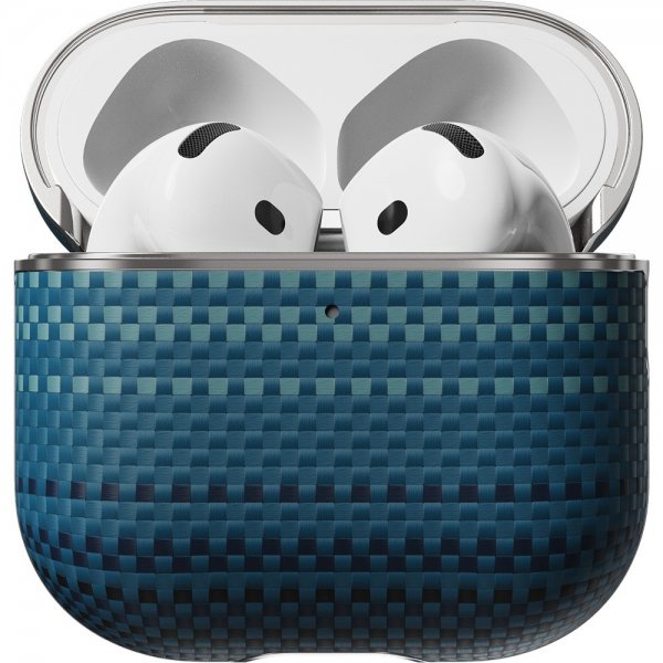 Pitaka AirPods 4 Skal Aramid Fiber Moonrise