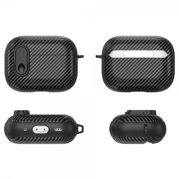 AirPods Pro 2 Skal Kolfibermönster Gul