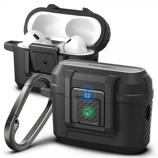 Spigen AirPods Pro 2 Skal Lock Fit Matte Black