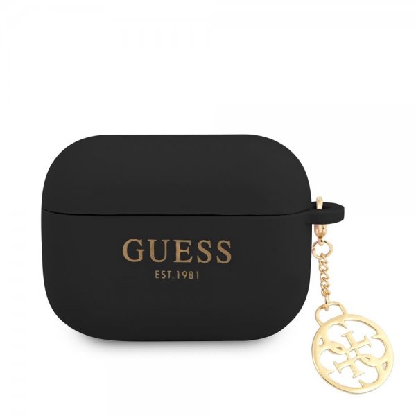 Guess AirPods Pro Skal Classic Logo 4G Charm Svart