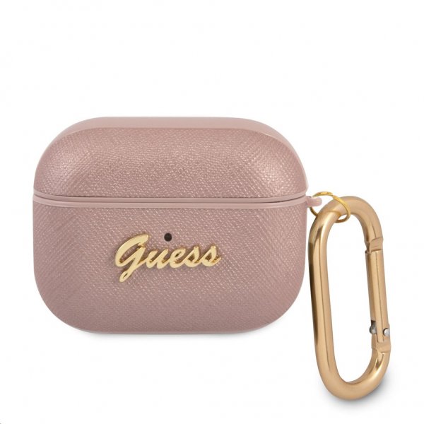 Guess AirPods Pro Skal Saffiano Rosa