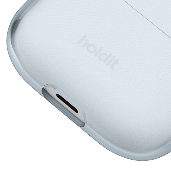 holdit AirPods Pro/AirPods Pro 2 Skal Seethru Mineral Blue