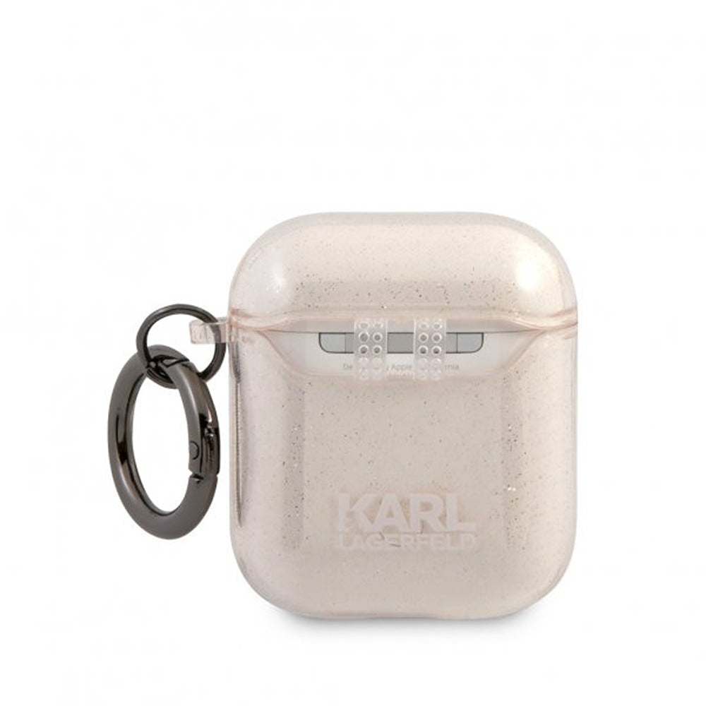 Karl Lagerfeld AirPods (1/2) Skal Choupette Glitter Guld