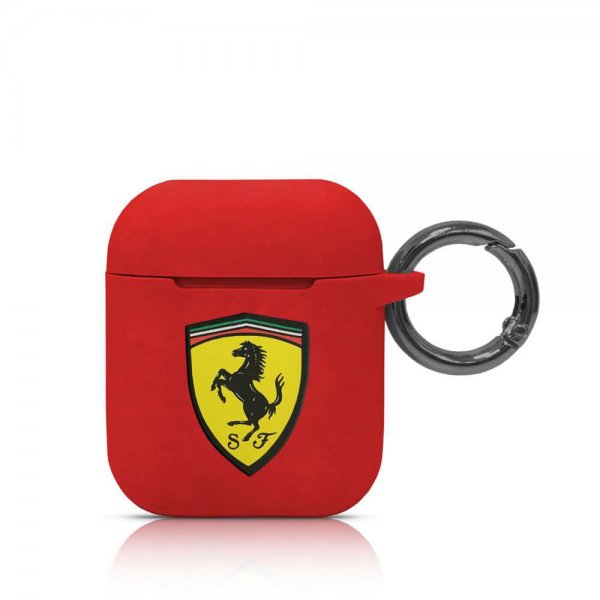 Ferrari AirPods (1/2) Skal med Logo Röd