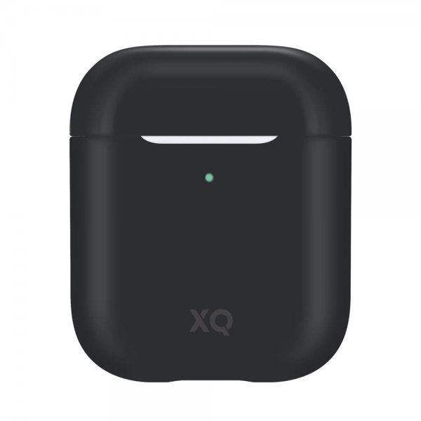 Xqisit AirPods (1/2) Skal Silicone Case Svart