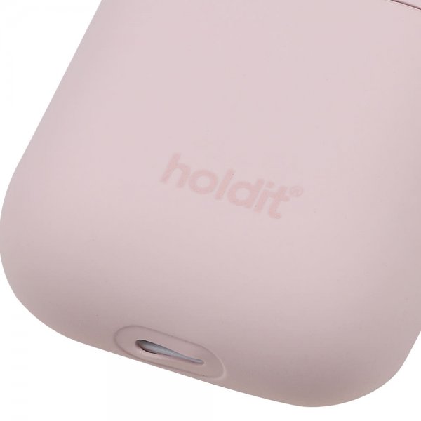 Holdit AirPods (1/2) Skal Silikon Nygård Blush Pink