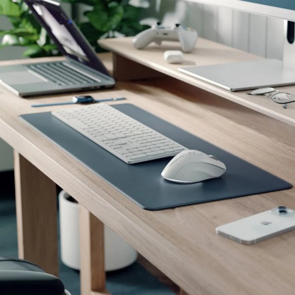 ALOGIC Trådlös Mus Apex Bluetooth USB-C Uppladdningsbar 7 knappar Vit