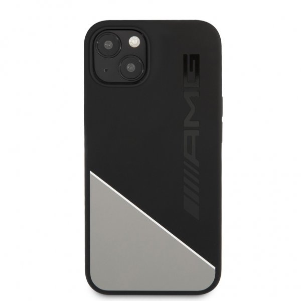 AMG iPhone 13 Mini Skal Liquid Silicone Two Tone Grå