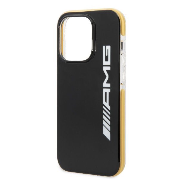 AMG iPhone 14 Pro Skal med Logo Svart Gul