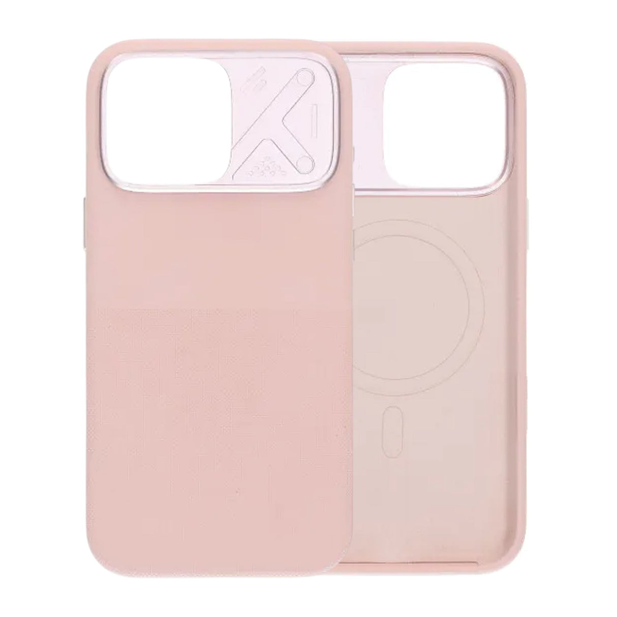 iPhone 16 Pro Max Skal Silikon Kamerasarg MagSafe Rosa