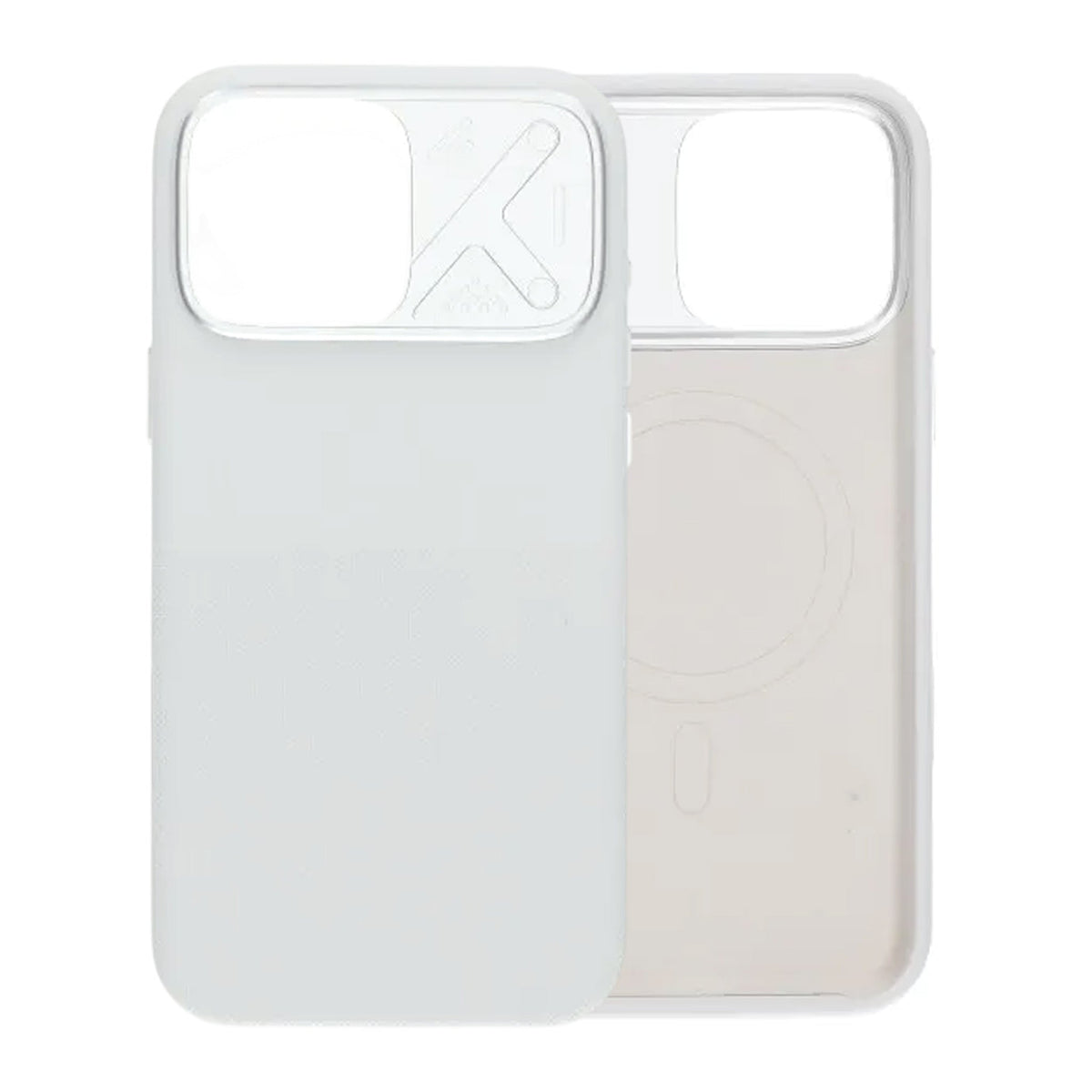 iPhone 16 Pro Max Skal Silikon Kamerasarg MagSafe Vit