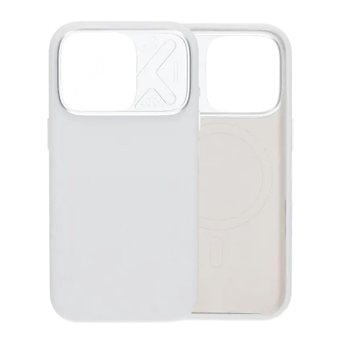 iPhone 16 Pro Skal Silikon Kamerasarg MagSafe Vit