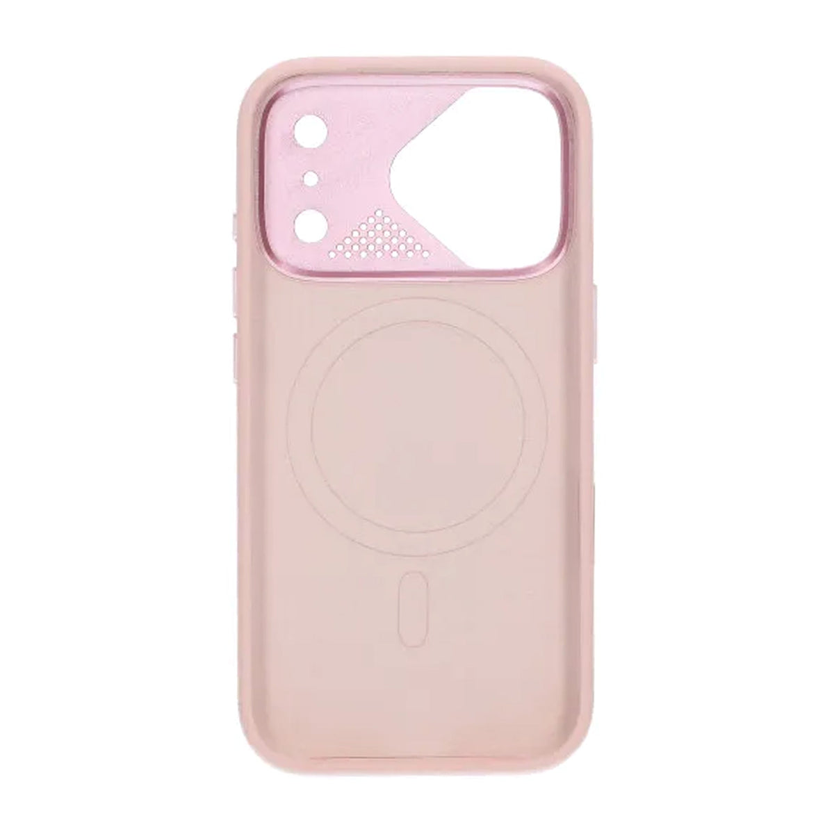 iPhone 17 Pro Max Skal Silikon Kamerasarg MagSafe Rosa