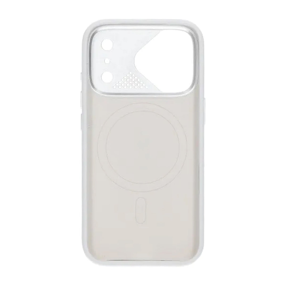 iPhone 17 Pro Skal Silikon Kamerasarg MagSafe Vit