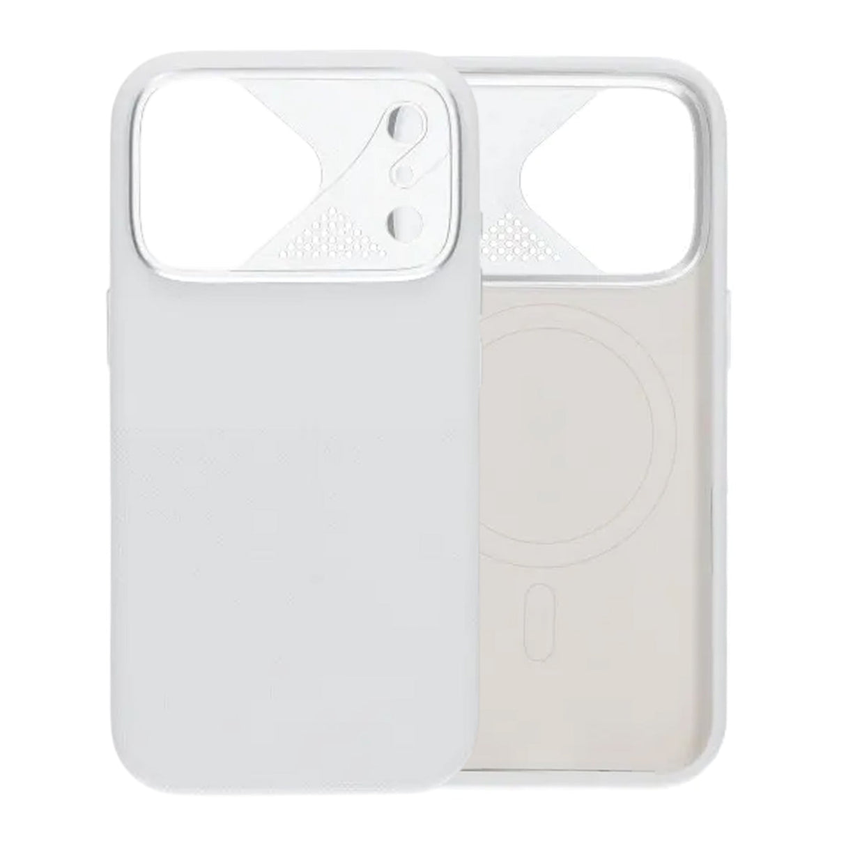 iPhone 17 Pro Skal Silikon Kamerasarg MagSafe Vit