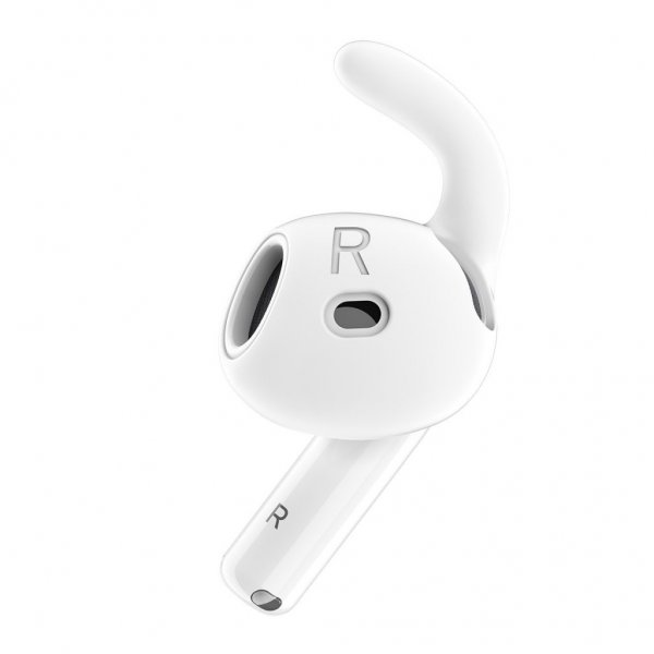 KeyBudz AirPods 4 EarBuddyz Ear Hooks Vit