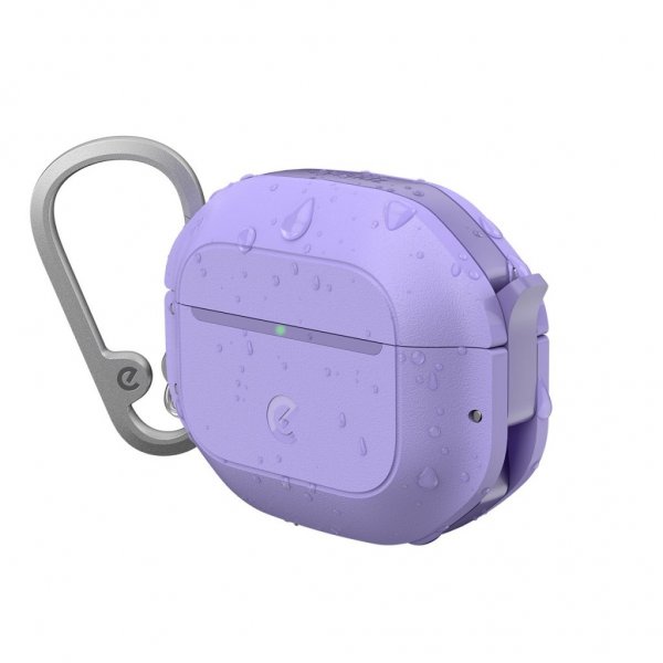 KeyBudz AirPods 4 Skal ElementProof Series Wild Lavender