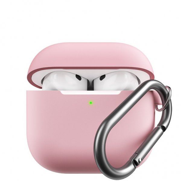 KeyBudz AirPods 4 Skal Elevate Series Blush Pink