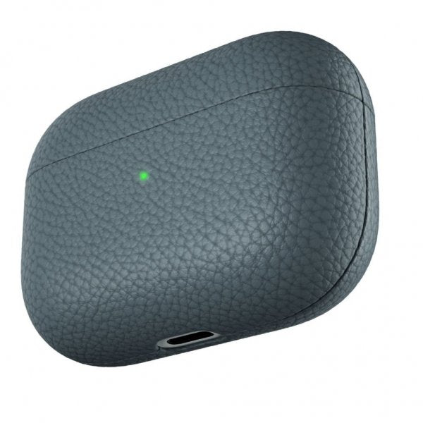 KeyBudz AirPods Pro Skal PodSkinz Äkta Läder Skiffer