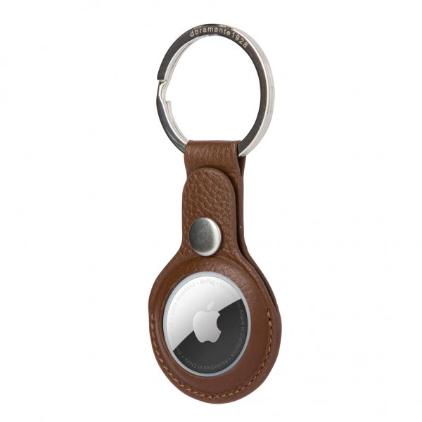 dbramante1928 Apple AirTag Hållare Copenhagen Dark Tan/Silver