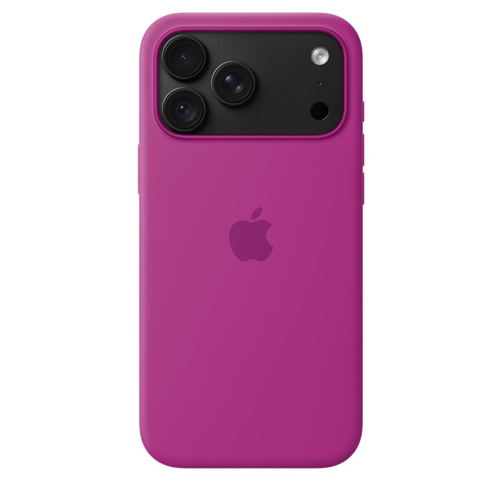 Apple Original iPhone 18 Pro Max Skal Silicone Case MagSafe Magenta