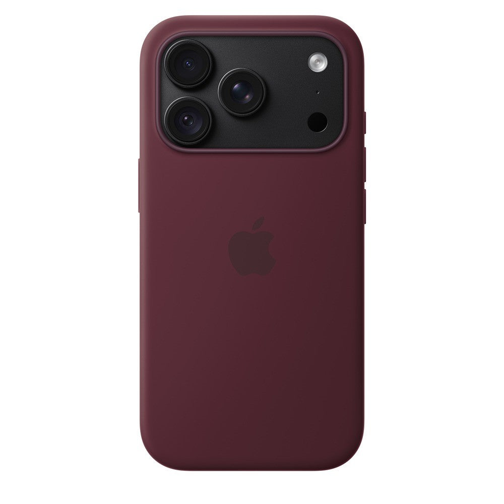 Apple Original iPhone 18 Pro Skal Silicone Case MagSafe Burgundy