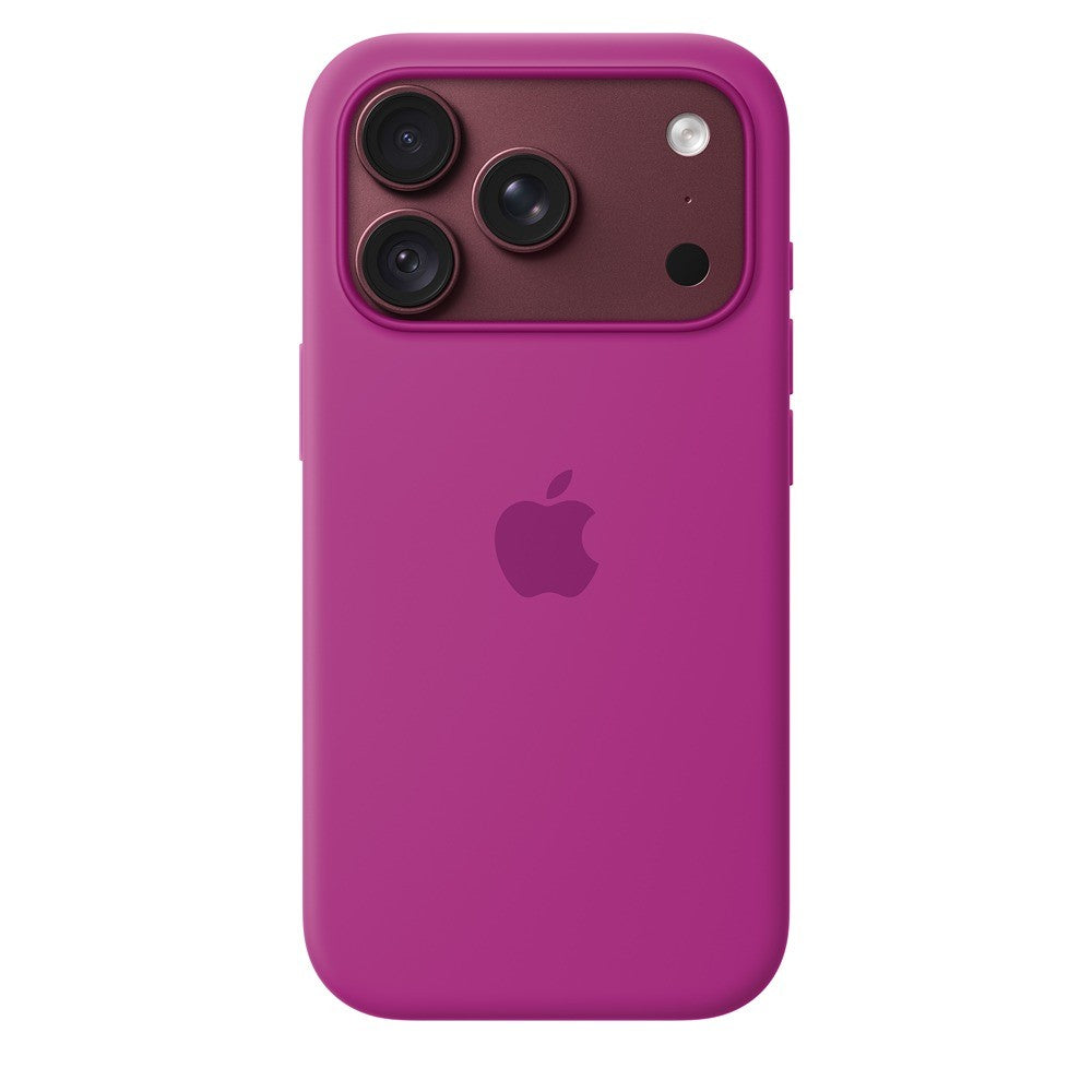 Apple Original iPhone 18 Pro Skal Silicone Case MagSafe Magenta