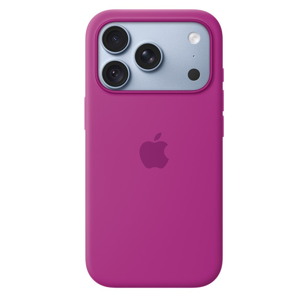 Apple Original iPhone 18 Pro Skal Silicone Case MagSafe Magenta