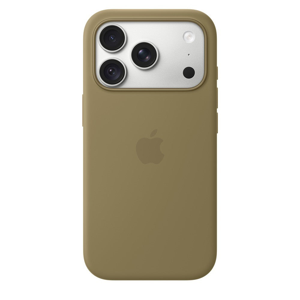 Apple Original iPhone 18 Pro Skal Silicone Case MagSafe Olive