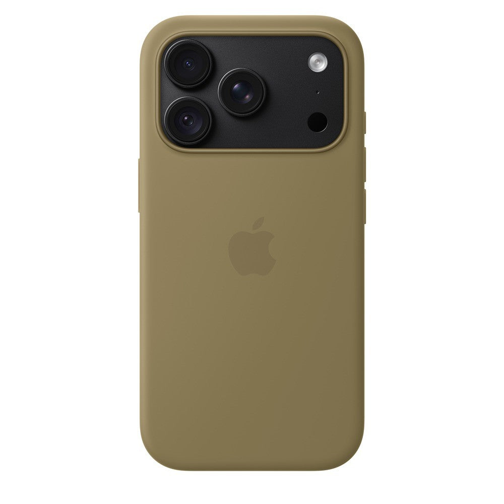 Apple Original iPhone 18 Pro Skal Silicone Case MagSafe Olive