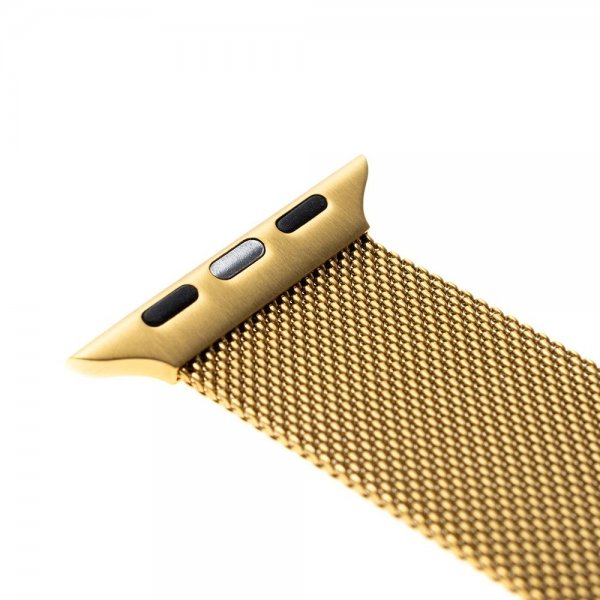 Fixed Apple Watch 38/40/41/42mm Armband Mesh Strap Guld