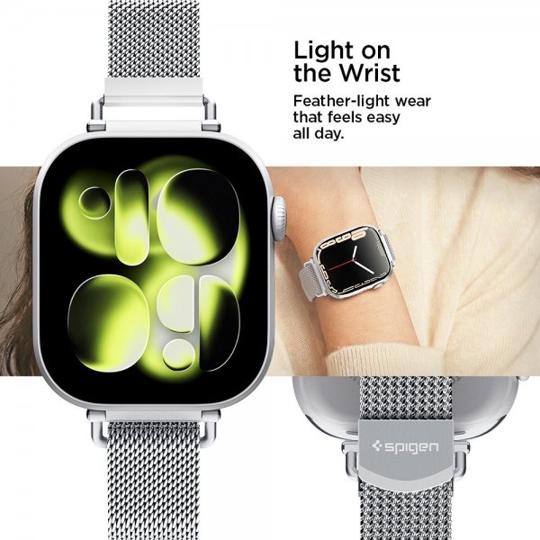 Spigen Apple Watch 38/40/41/42mm Armband WBM4 Silver