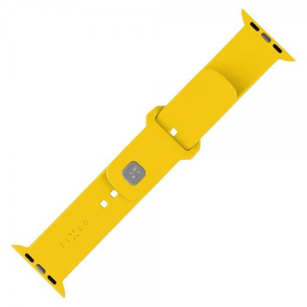 Fixed Apple Watch 38/40/41/42mm Armband Silicone Sporty Strap Gul