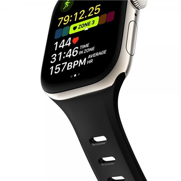 Nomad Apple Watch 38/40/41/42mm Armband Tempo Band Svart