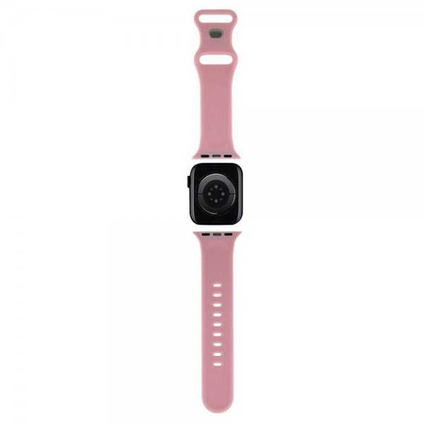 Hello Kitty Apple Watch 38/40/41/42mm Armband Liquid Silicone Rosa