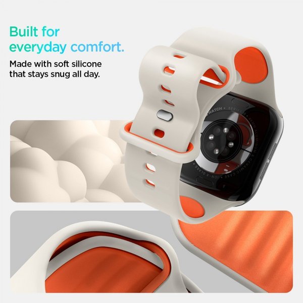 Spigen Apple Watch 40/41/42mm Armband Nano Pop Orange Beige