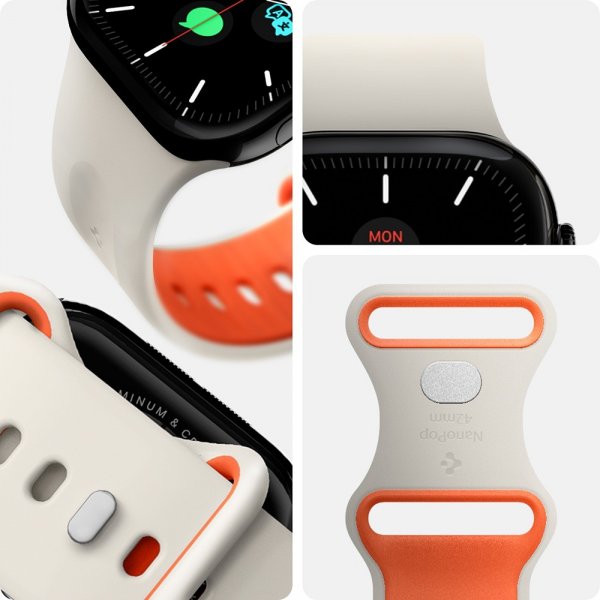 Spigen Apple Watch 40/41/42mm Armband Nano Pop Orange Beige