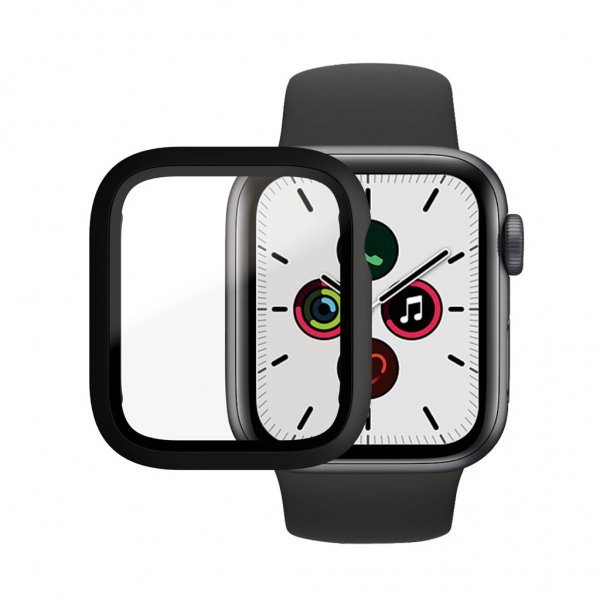 PanzerGlass Apple Watch 40mm (Series 4/5/6/SE) Skal med Skärmskydd Full Body Protection Svart