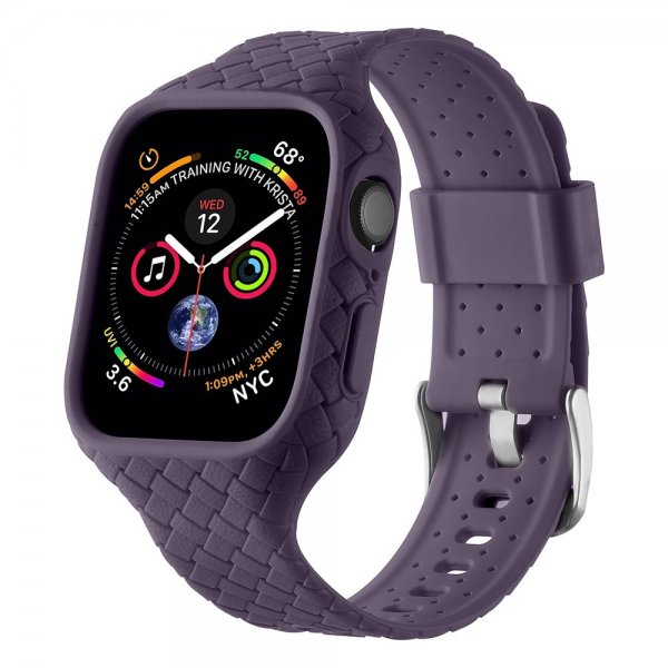 Apple Watch 41mm Armband Vävtextur Lila